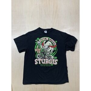 Delta Pro Weights Mens Graphic Tee T-Shirt Size‎ Large Black Short Sleeve